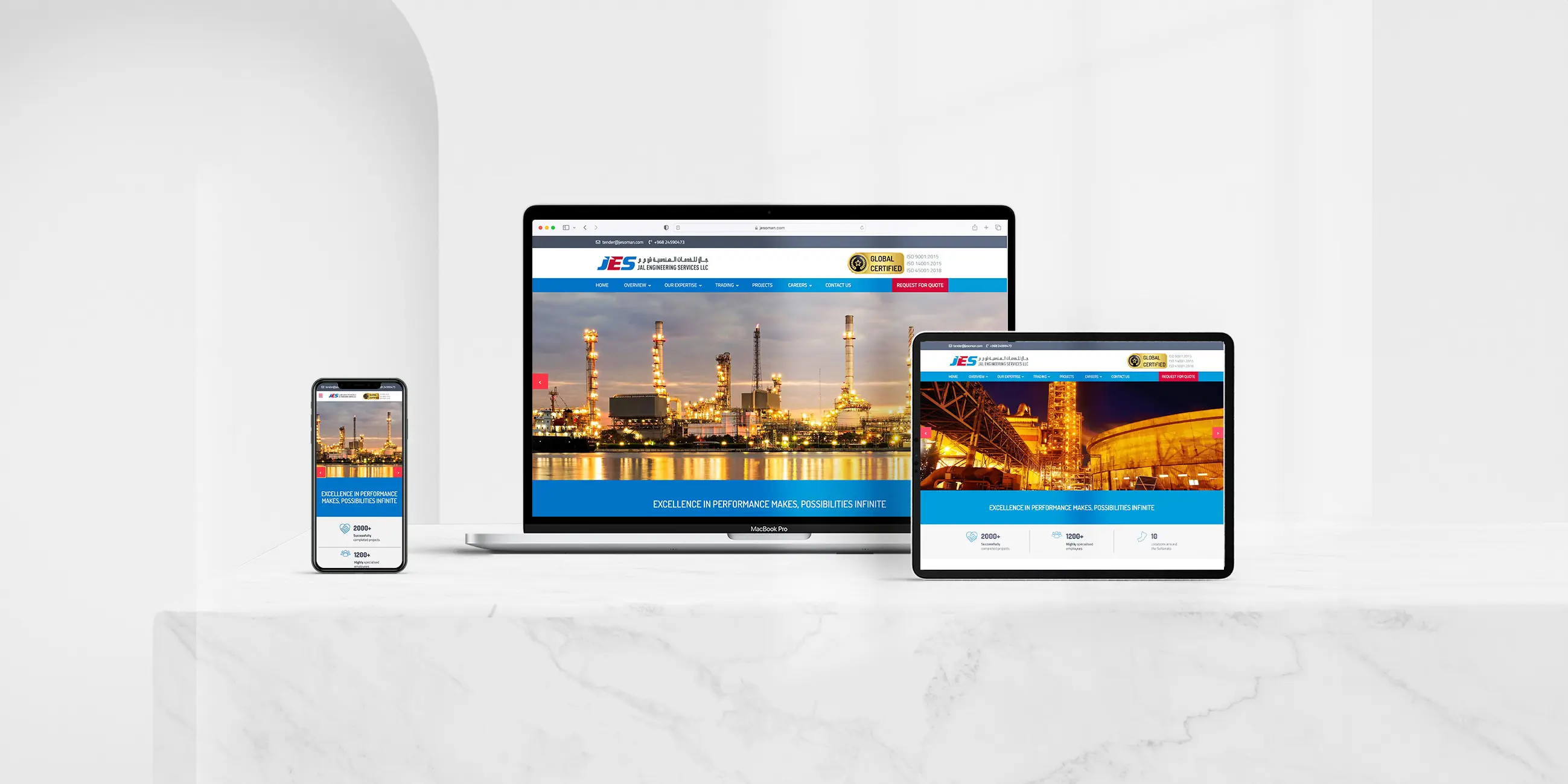 Corporate Website & Branding